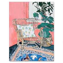 1 件休闲无框门墙饰铁皮画咖啡厅地下室车库俱乐部商店餐厅家居室内室外装饰 - 彩色 - 查看 17