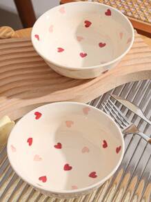 1 件/1 套陶瓷餐盘，家用餐厅厨房餐具牛排盘、水果盘，适用于谷物、蔬菜、肉类、面包、户外、婚礼、派对、生日礼物、学校用品 - 彩色 - 查看 4