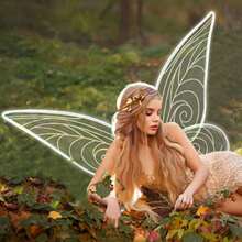 1pc Colorful Angel Fairy Wings Decoration Props Halloween Lady Party Photo Supplies New Year Party Decoration Props,Christmas