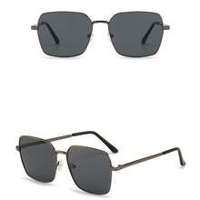 1 件装简约方形大框时尚复古时尚眼镜，女士眼镜 - 彩色 - 查看 6