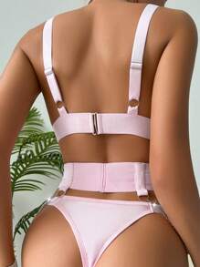 Women Sexy Lingerie Sets - 粉色 - 查看 2