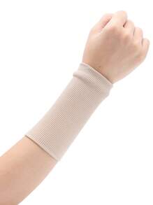Zhenyanyouyun 1 Pair Unisex Breathable Sports Wrist Sweatband, Summer Thin Model/Winter Thick Absorbent Elastic Scarred Wrist Protector Sleeves Cover Arms