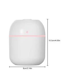 1 件迷你加湿器、芳香扩散器、USB 车载芳香系统、带情绪灯的可爱桌面装饰，有助于改善家庭、办公室、客厅、厨房、浴室的空气质量和睡眠 - 彩色 - 查看 3
