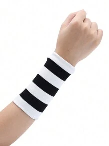 Zhenyanyouyun 1 Pair Unisex Breathable Sports Wrist Sweatband, Summer Thin Model/Winter Thick Absorbent Elastic Scarred Wrist Protector Sleeves Cover Arms