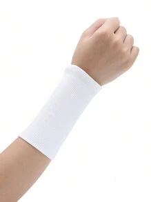 Zhenyanyouyun 1 Pair Unisex Breathable Sports Wrist Sweatband, Summer Thin Model/Winter Thick Absorbent Elastic Scarred Wrist Protector Sleeves Cover Arms