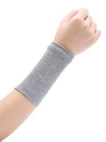 Zhenyanyouyun 1 Pair Unisex Breathable Sports Wrist Sweatband, Summer Thin Model/Winter Thick Absorbent Elastic Scarred Wrist Protector Sleeves Cover Arms