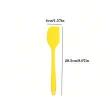 硅胶刮刀，橡胶刮刀耐热无缝一体式设计不粘柔性刮刀烘焙搅拌工具 - 彩色 - 查看 9