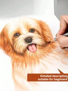 48PC, 48/36/24 Color Professional Colored Lead Set, Oil-Based Colored Pencil Set, Art Professional Paintbrush, Hand Drawn Sketch Painting, Beginner Specific Colored Pencil Painter Sketch Pencil, Gift For The Beginning Of The School Season, - Multicolor - View 2