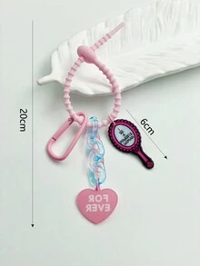 2024 新款亚克力时尚可爱包包吊饰镜子，送给老师、妈妈和最好的朋友的完美礼物 - 彩色 - 查看 5