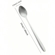 Stainless Steel Sister Gift, Etched Starry Style Spoon/Teaspoon For Sister, Birthday, Christmas, Graduation, Also Suitable For Cafes And Restaurants Back To School - Silver - View 2