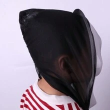 3pcs Fun World Adult Scream Halloween Mask Scary Face With Crape White Black Funny Mask For Halloween Party - Black and White - View 3