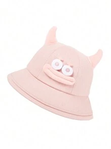 1pc Unisex Cartoon Monster Print Bucket Hat, Outdoor Sun Protection Hat - Little Monsters - View 4