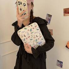 1pc Cartoon Pattern 11-Inch IPad/13/13.3/14/15.6-Inch Laptop Sleeve Bag, Dog & Floral Graphic Tablet Computer Carrying Case, Shock-Proof & Scratch-Resistant Protector For 10.2/10.9/11/13/13.3/14/15/15.6-Inch Laptop Back To School - Multiple Pattern Selection - View 10