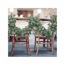 1pc 180cm Artificial Green Vine Garland With Eucalyptus, Baby's Breath And Boxwood Leaves For Wedding, Party, Home Decoration, Arch, Wreath