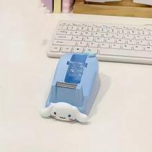 1pc Tape Dispenser - Cute Desktop Accessory, Easy To Use, Sturdy Design - Perfect For Office, School, Or Home Production (Random Colors, Random Styles) - Multicolor - View 6