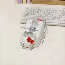 1pc Tape Dispenser - Cute Desktop Accessory, Easy To Use, Sturdy Design - Perfect For Office, School, Or Home Production (Random Colors, Random Styles) - Multicolor - View 2