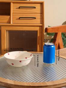 1 件/1 套陶瓷餐盘，家用餐厅厨房餐具牛排盘、水果盘，适用于谷物、蔬菜、肉类、面包、户外、婚礼、派对、生日礼物、学校用品 - 彩色 - 查看 3