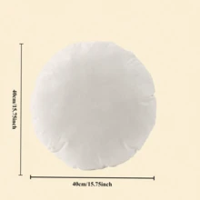 1 件个性化圆形靠垫套，家居装饰枕套，可定制情人节、圣诞节、感恩节、新年、情侣照片、家庭照片的图案。单面打印，不含枕芯。 - 上傳圖片客製化抱枕 - 查看 10