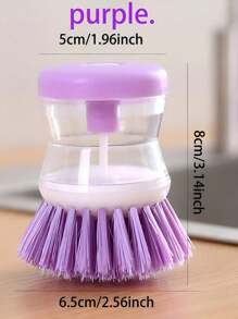 3-In-1 Multi-Functional Cleaning Brush Set For Kitchen Including An ABS Non-Stick Oil Pan Brush, A Soap Dispenser And A Small Dish Brush, Suitable For Cleaning Pans, Saucers, Kitchen Sink And Other Kitchenware Accessories,During Packaging And Transportation, The Product May Have Scratches, Slight Wear, Scratches, Paint Peeling, Dirt, Slight Color Bleeding, Etc. These Are Not Quality Issues And Do Not Affect The Normal Use Of The Product, Tools For Men