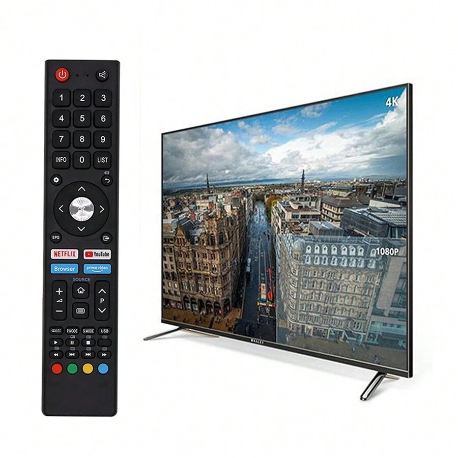 Repuesto de ABS adecuado para el control remoto por infrarrojos GCBLTV02BDBIR (CHIQ (N/Y/P/G)) IR de CHIQ - Negro - Ver 1