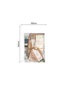 100 tờ giấy nhẹ phong cách cổ điển dùng làm sổ lưu niệm nền - Nhiều màu - Xem 9