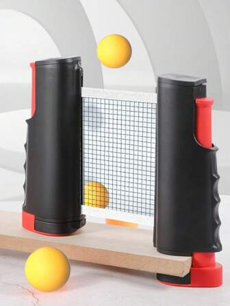1pc Draagbaar Intrekbaar Tafeltennisnet Frame, Binnen- en Buitengebruik, Ping Pong Sportuitrusting