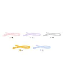 1 pieza Clip universal de chupete de silicona, correa de sujeción de mordedor de bebé para cochecito, cadena portachupete - Multicolor - Ver 3