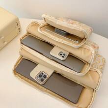 1pc Cartoon Pattern 11-Inch IPad/13/13.3/14/15.6-Inch Laptop Sleeve Bag, Dog & Floral Graphic Tablet Computer Carrying Case, Shock-Proof & Scratch-Resistant Protector For 10.2/10.9/11/13/13.3/14/15/15.6-Inch Laptop Back To School