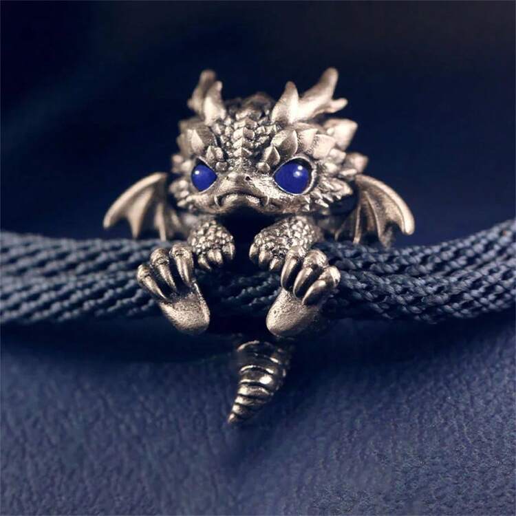 1PC 4 Màu Rồng Bện Vòng Tay, Đỏ/Đen/Xanh Dương/Xanh Dây Dây Đeo Tay, Unisex Hàng Ngày Trang Sức Thời Trang Phụ Kiện Quà Tặng - vòng tay rồng - Xem 12