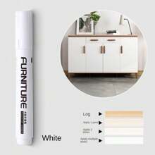 1 Furniture Repair Marker, Wooden Cabinet, Floor Repair And Filling Rod, Scratch Recovery Kit, Touch Up Paint Pen, Composite Material Repair (Some Styles, Positions Or Logos Are Randomly Shipped And Do Not Affect Use)