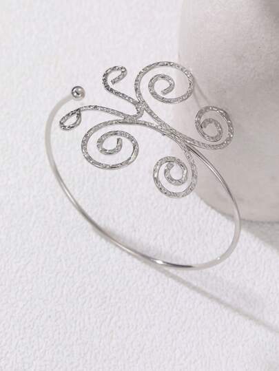 NAIZHU مجوهرات الجسم سلسلة ذراع قابلة للتعديل بفراشة معدنية جناحين وخطوط مثيرة للنساء الأوروبيين والأمريكيين