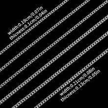 200cm Cadenas de acero inoxidable para hacer joyas DIY collares pulseras accesorios sin decoloración, cadena dorada, cuentas de labios, cadena de cuentas, cadena de gafas accesorios - cadena - Ver 56