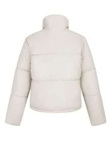 Women's Casual And Stylish Commuter Stand Collar Coat For Fall And Winter