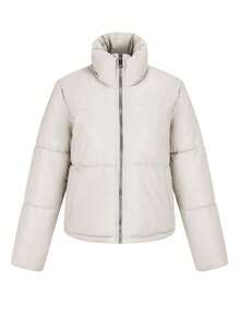 Women's Casual And Stylish Commuter Stand Collar Coat For Fall And Winter