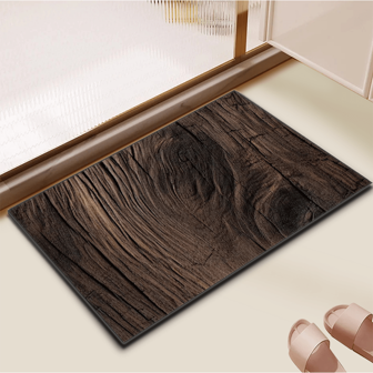 1 块硅藻土织物地毯，带黄色树图案，简约风格厨房垫，易于护理的舒适地毯，适用于厨房、餐厅和其他区域