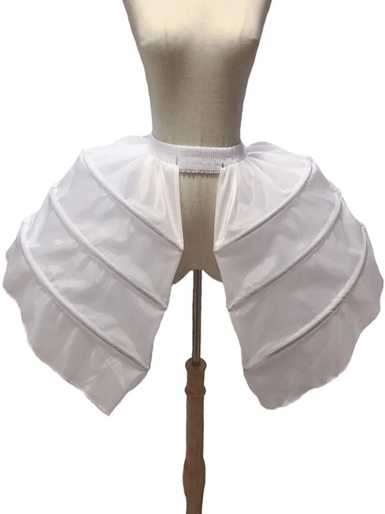 Women Medieval Victorian Cage Dress Short Bilateral Petticoat Clothing Baroque Crinoline Hoops Underskirt Cosplay Accessories - Multicolor - View 1
