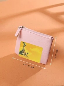 PU Zipper Women Fashionable Wallet Card Bag Litchi Embossed Short Card & Key & Storage Bag Malist Wallet Lightweight Fashion For Anniversary For Birthday Gift For Gift White-Collar Workers For Male For Female For Women Wallet Mini Wallet Purse Wallet Coin Wallet Travel Wallet