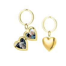 Cá Tính Hình Ảnh Có Thể Mở Được Trái Tim Mề Đay Móc Khóa, Tùy Chỉnh Hình Ảnh Văn Bản Mề Đay Móc Khóa Dành Cho Nữ Quà Tặng - mặt dây chuyền - Xem 12