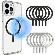 5pcs Magnetic Sticker Pad For Magnetic Phone Holder, Magnetic Wireless Charger Metal Plate - Multicolor - View 1