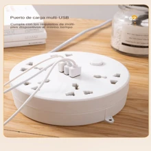 Toma de corriente redonda Tumey 110V toma estándar americana cable de 2 metros - Tipo de Enchufe A USA (110-127V) - Ver 8