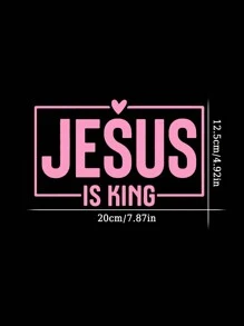 King Car Sticker,Car Decoration Sticker,High Quality Waterproof Vinyl Decal Stickers For Laptops, Mobile Phone Accessories, Helmets, Car Windows, Bumpers, Mugs, Door Walls - Pink - View 3