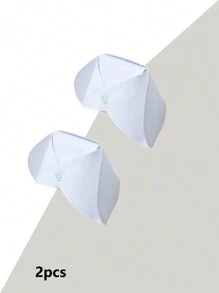 2 件装护士帽白色复古护士帽服装配饰适用于毕业护理派对学校角色扮演帽 - 折疊帽2pcs - 查看 5