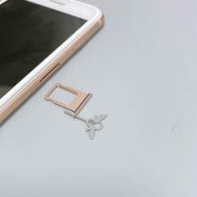 Special-Shaped Stainless Steel SIM Card Ejector Pin,  Universal Smartphone SIM Tray Removal Tool, Durable Metal Needle - Multicolor - View 6