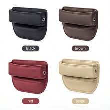 1pc Car Seat Gap Organizer - Universal Seat Crevice Storage Box, Convenient In-Car Holder - one-size - View 12