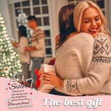 Happy New Year Gift For Sister, 1pc-Love You Gift For Sister, Transparent Block Puzzle Acrylic Plaque, Birthday Gift For Sister, Thank You Gift For Sister, Christmas Gift For Sister, To My Love Gift For Sister, Best Heartwarming Gift For Sister, Creative Esthetic Gifts For Home Room Office Decoration, Desk Ornament, Memorial Gift, Ideal Delicate Gifts, Art Craft Ornament Gift, Housewarming Gift, Freestanding Acrylic Keepsake Gift, Appreciation Gifts, Desk Decoration Sign/Plaque