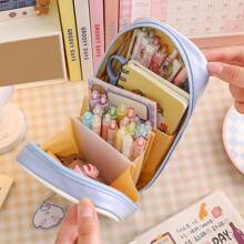 2024 New Big Capacity Pencil Case Transparent Stationery Box Cartoon Pencil Bag For Girls Kids School Supplies Accessories,Pencil Pouch,School Bag