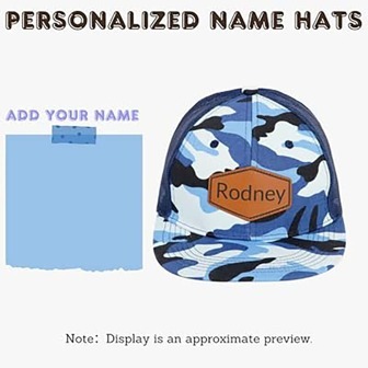 Personalized Kid Baseball Cap With Mesh - Green Camouflage Hat For Boys Girls Child Adjustable Truck Hat Kids Sun Hat Back To School Winter Gift Ideas Boy Girl Valentine's Day