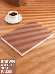 Super Thick A4 Soft Cover Notebook - Perfect For All Your Writing Needs! - 360 Pages Of Premium 100gsm Paper, Leather-Like Soft Cover, Available In Multiple Colors - Ideal For Journaling, Note-Taking, Office, School, And Daily Planning - High-Quality, And Elegant - Perfect Gift For Students, Professionals, And Writers - Great For Organizing, Sketching, And Creative Projects - Also Known As Journal, Diary, Planner, Notebook, Writing Pad, Sketchbook, And Record Book Back To School