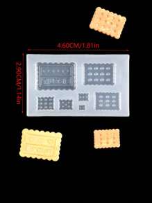 Soft Clay Resin Miniature Decorative Pendant Earring Making Mold, Tiny Realistic Miniature Decorative Pendant Earring Hair Clip Making Mold