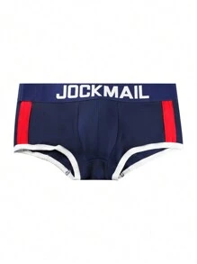 JOCKMAIL 1 Miếng Nam Đồ lót 3D Túi đựng Boxer Quần lót tam giác Với Tăng cường Chức năng - Xanh đậm - Xem 5